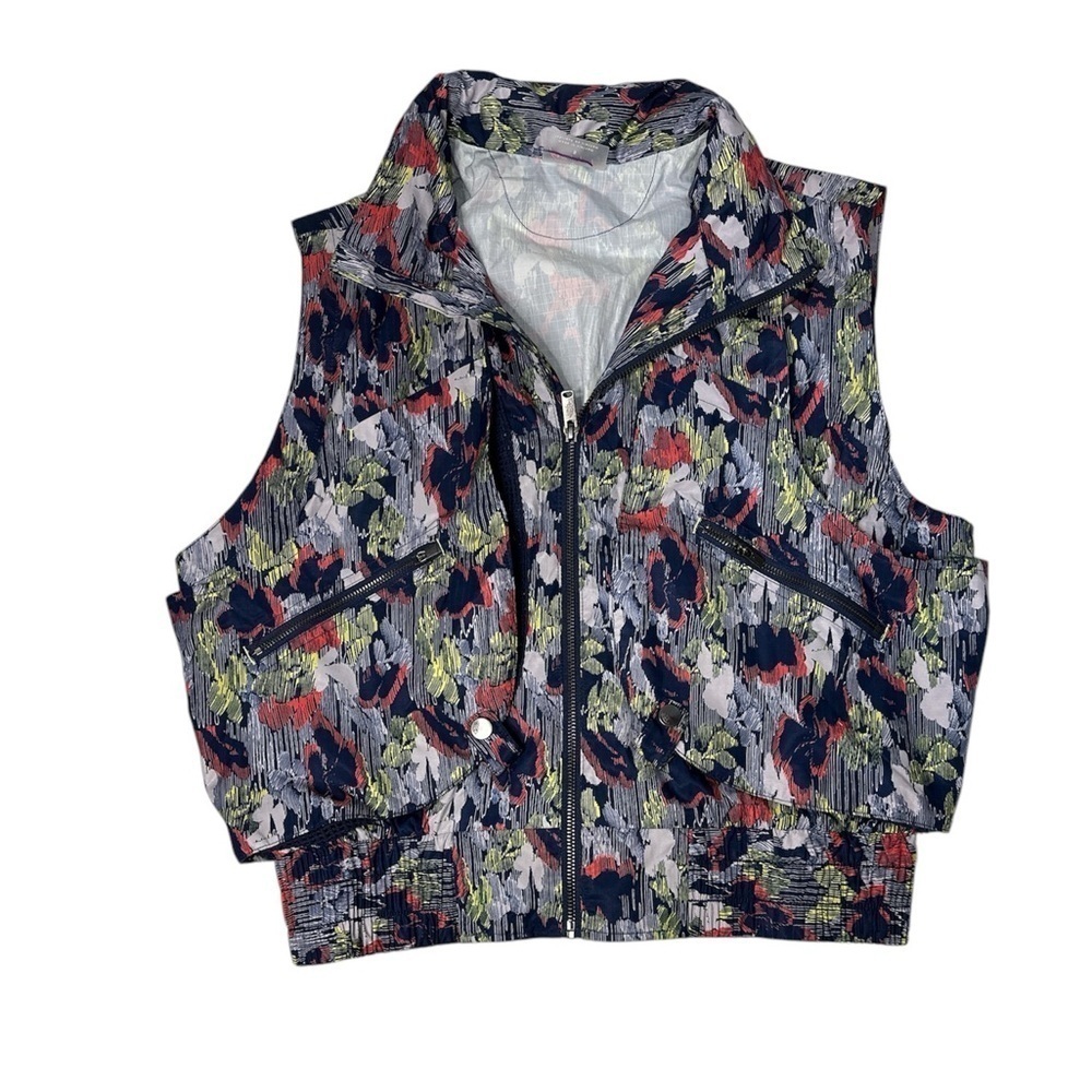 Free People Movement Off the Grid Printed Sleeveless Vest Supernova Floral Small - Picture 2 of 11